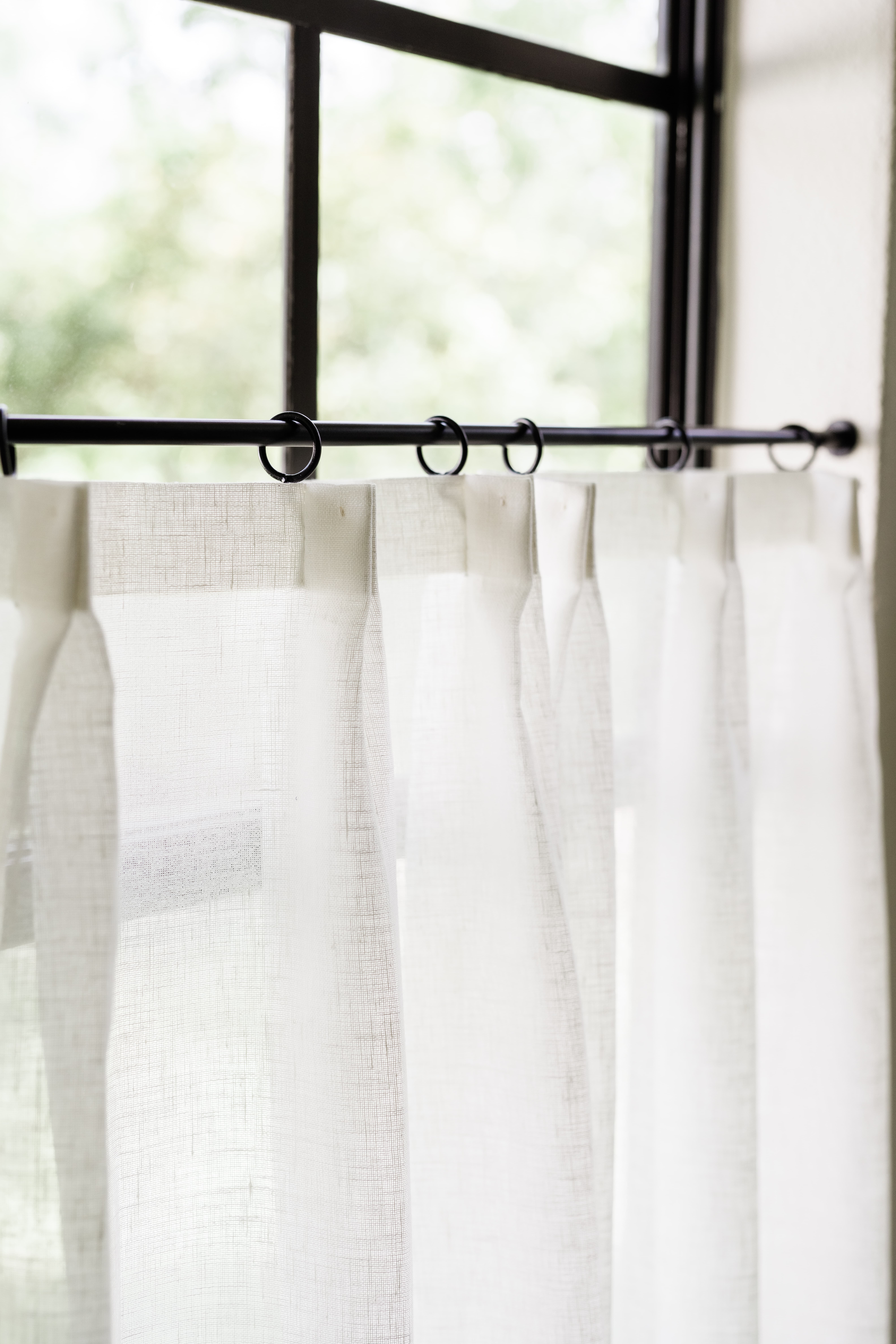3/8 inch café curtain rod