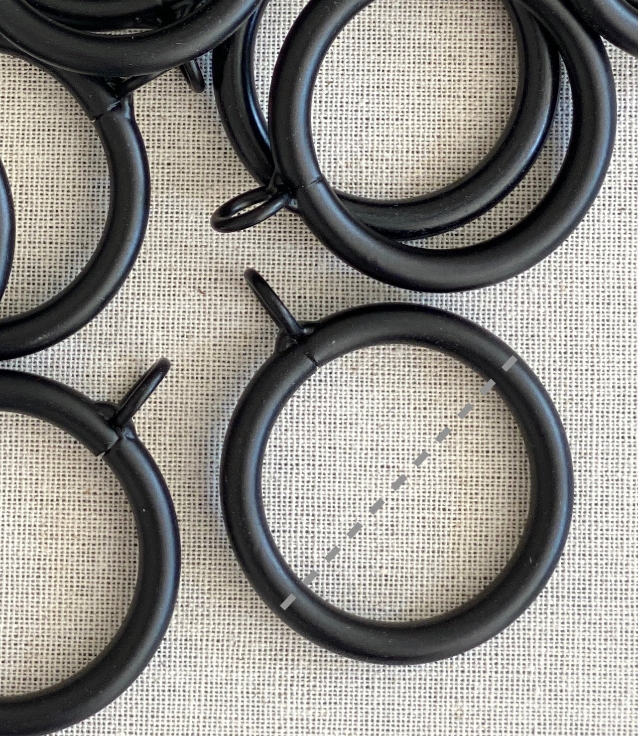 Deducting the ring outer diameter