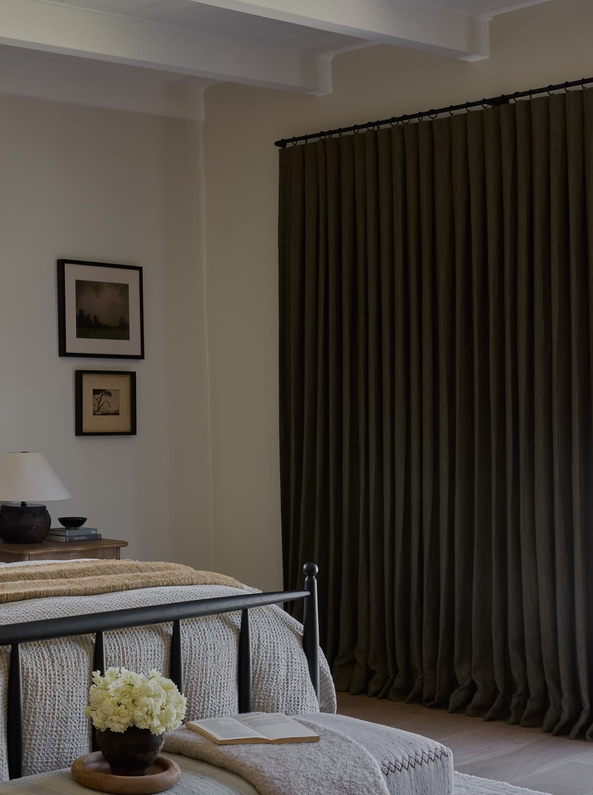 Blackout-lined drapery