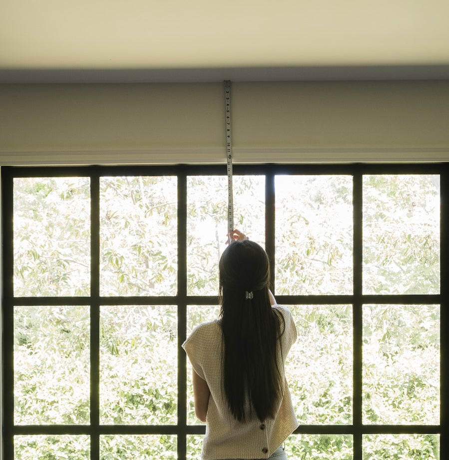 Measuring mount height above the window