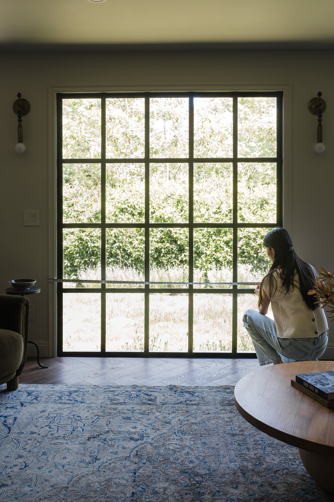 Measuring window width