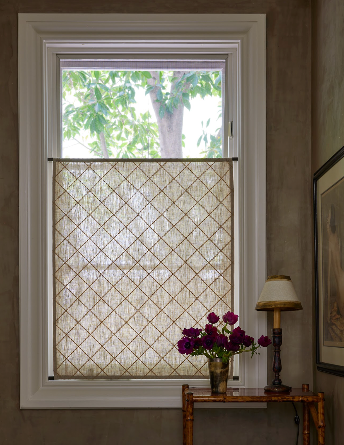 Flat fixed curtains