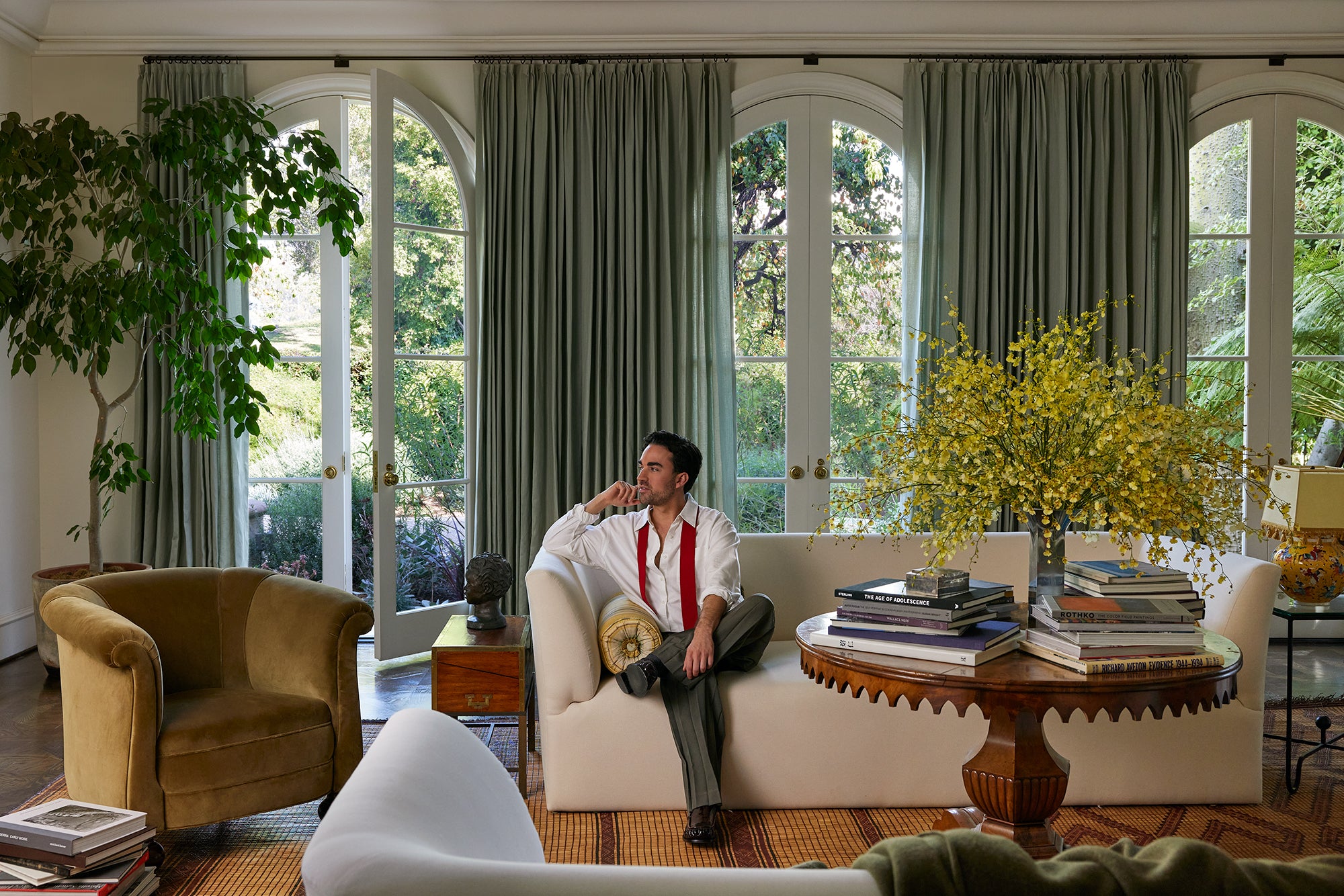 Jake Arnold for Everhem drapery in a designed space.